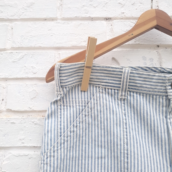 Vintage Lauren Ralph Lauren Hickory Stripe Shorts size 10 - Picture 3 of 5